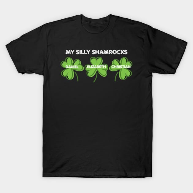 My Silly Shamrocks T-Shirt by QueSeraSera